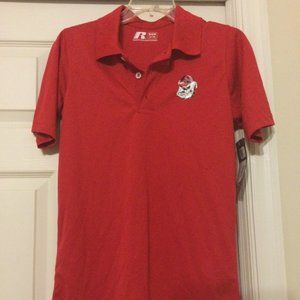 Russell Georgia Bulldogs red polo - size S